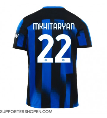 Inter Milan Henrikh Mkhitaryan #22 Hemma Matchtröja 2023-24 Kortärmad